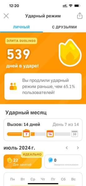 Личный опыт: как я занималась c Duolingo 539 дней и что из этого вышло